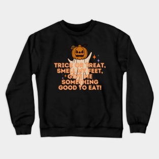 Trick or Treat Pumpkin Face Crewneck Sweatshirt